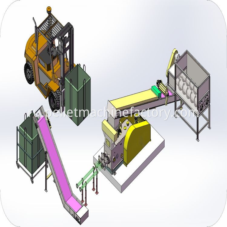 MSW Briquette Machine RDF Машина Брикет